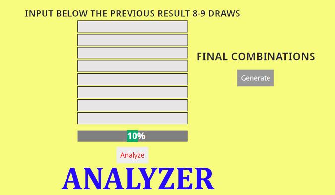 lottery analyzer